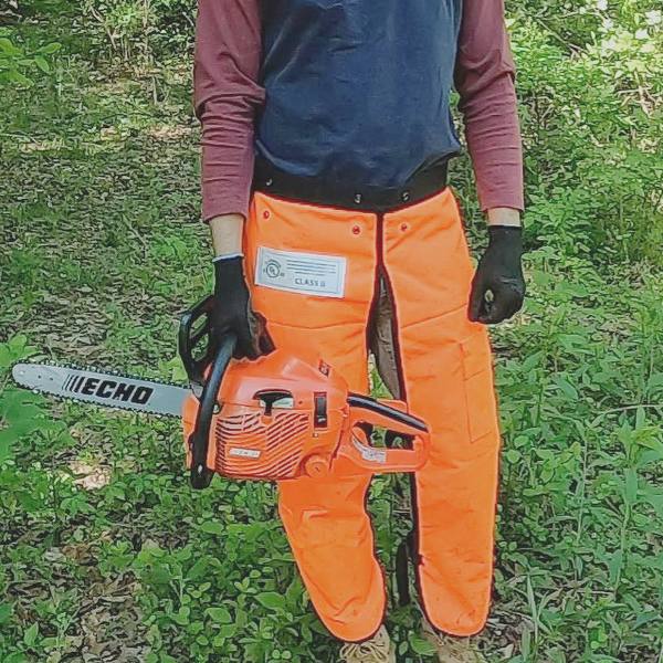 Chainsaw chaps are essential safety equipment for anyone using a chainsaw.